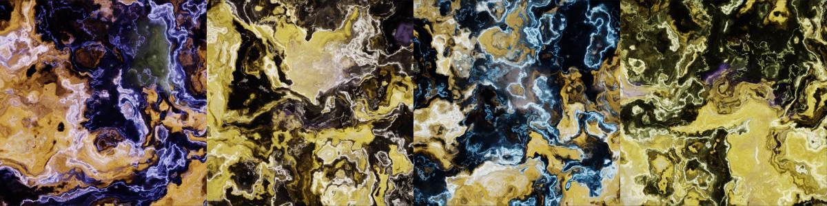 Studies for the Atlas: nebulae generated by the lab
